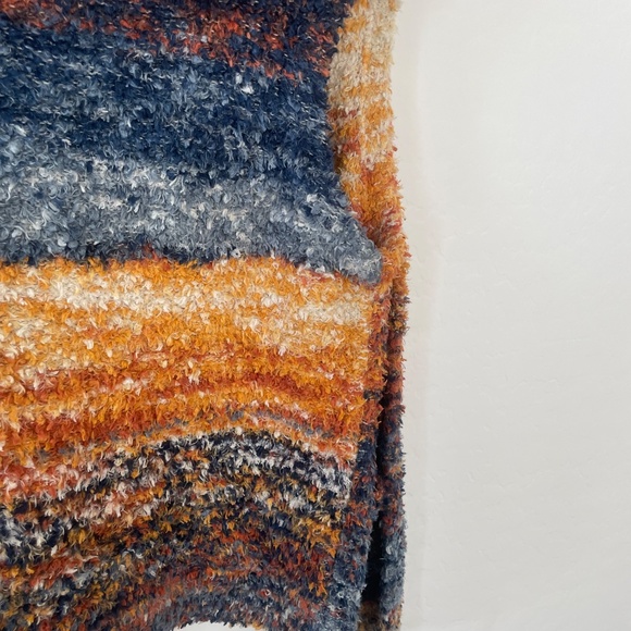 Spacedye Sweater Duster Hipster Hippie Boho Festival Bohemian Artsy Jacket Vest - Picture 9 of 9